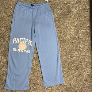 Pacific Sunwear wide leg sweatpants